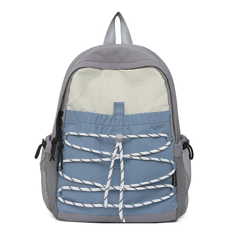 Schoolbag Korean version contrasting color small backpack women's lightweight mountaineering bag climbing fitness backpack hiking cycling sports 