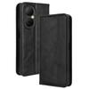 For Huawei Enjoy 80 Leather Case Wallet Stand Retro Texture Phone Cover