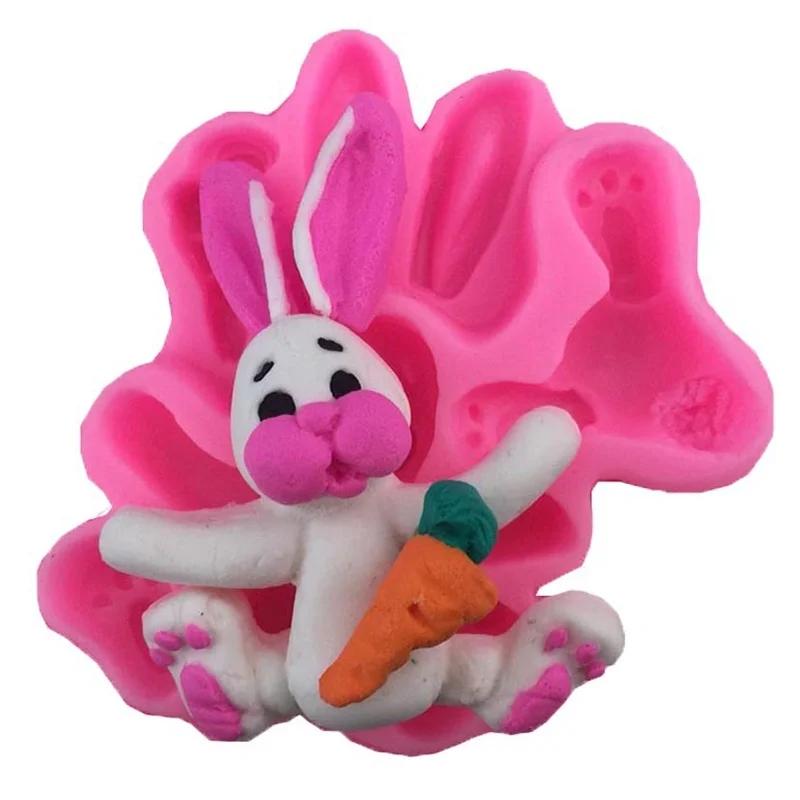 Baby 3D Animal Silicone Fondant Chocolate Mould Cake Decor Icing Sugar Cake Mold Kitchen Tool