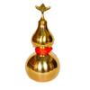 Smooth Copper Gourd Ornament 4/4.5 Inch Wealth Gourd Figurine Brass Gourd Statue  Fengshui
