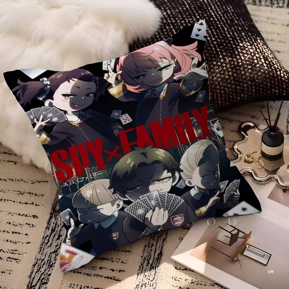 Spy X Family Pillow Anime Pillow Sofa Bed Head Pillow Cover Cushion Cover 45x45 cm Fashion