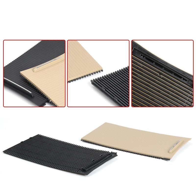 Car Center Console Sliding Shutters Cup Holder Roller Blind Cover Car-Styling for Buick Lacrosse 2009-2012 Black Beige
