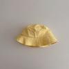 Japanischer Retro Gewaschene Einfarbige Kinder Stil Große Krempe Fischerhut Alter Baumwolle Baby Sonnenschutz Sonnen Eimerhut