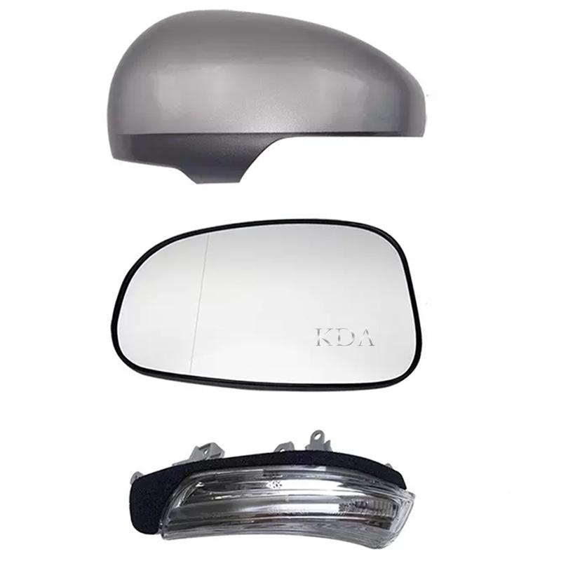 Auto Left Right Rear Heated Mirror Glass Cover Turn Signal Light for Toyota Mark X Reiz 2009-2012 For Prius Plus 2011-