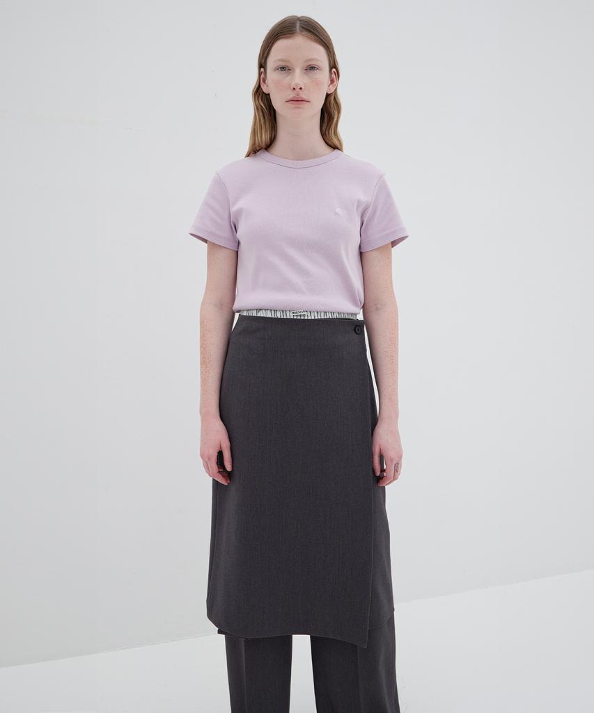 Leuba De Base Cotton T-Shirt - Lilac