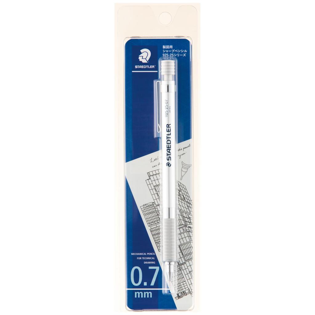 Staedtler Drafting Mechanical Silver Series 925 Blister 92525 07BK 0.7mm Pencil, 25, Pack,