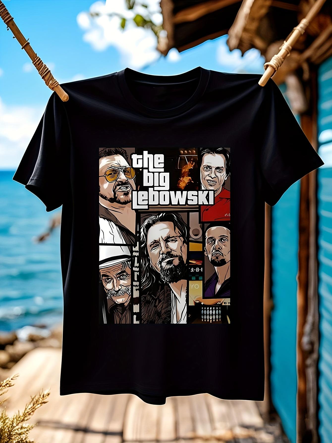 Freeship Hot T Shirt The Big Lebowski Gta T Shirt Black F... XXXXL