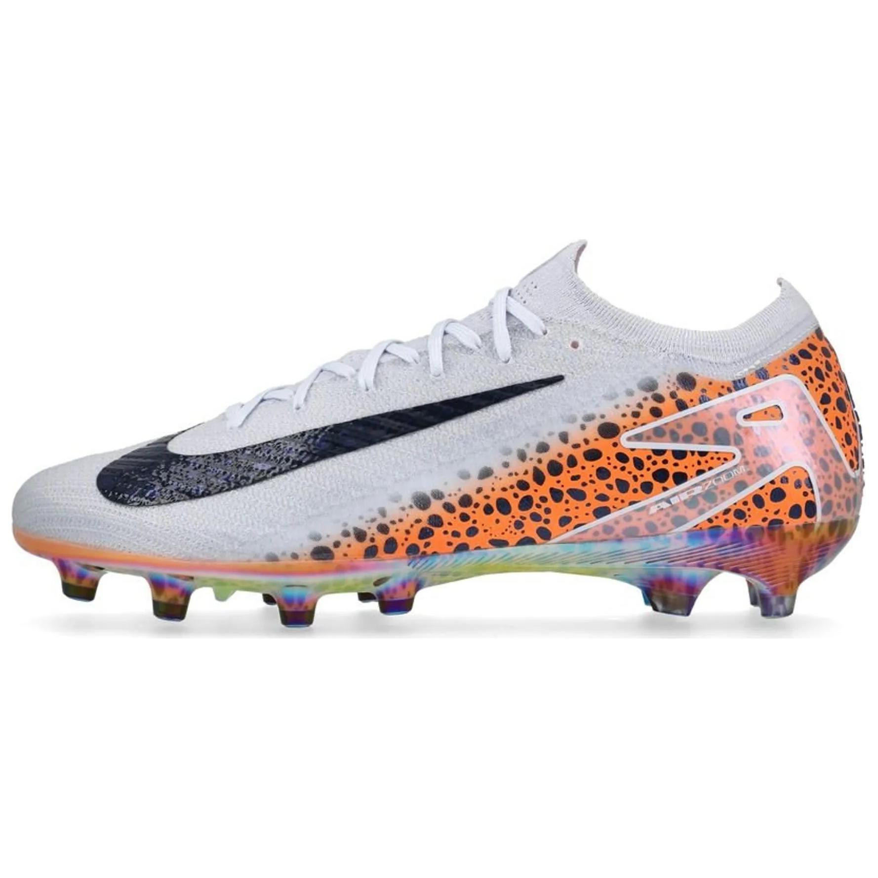 

New Nike Mercurial Vapor 16 Anti Slip Wear Resistant Soccer Shoes Unisex Gray Black HF9398-900 42.5