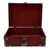 Wooden Jewelry Box Retro Large Capacity Durable Wood Multi Purpose Large Jewelry Box with Lock for