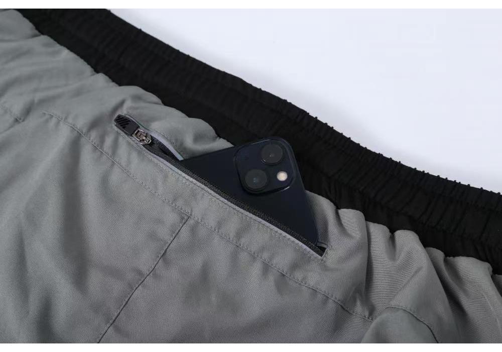 Men's Double-Layer Quick-Dry Running Shorts with Phone Pocket