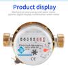 High Precision Measurement Mechanical Cold Water Meter Smart Water Meter Digital Display Mechanical Design Rotary Wing