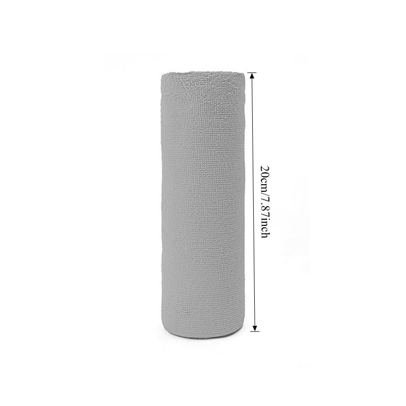 Wiederverwendbares Reinigungstuch, Haushalts-Küchentuch, Mikrofaser-Handtuchrollen, Geschirrtücher, Ersatz für Waschpapiertücher, 1 Rolle mit 20 Blättern