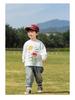 Nausicaa Spring 2025 Kids' Hand-Painted Korean-Style Cotton T-Shirt - Cute Long Sleeve for Boys & Girls