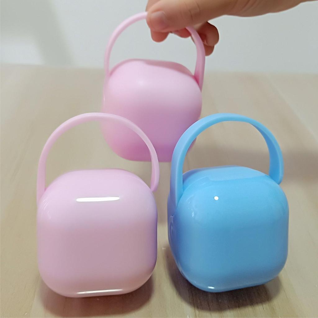 PP Plastic Pacifier & Teether Storage Case - Anti-Drop, Portable Nipple Box