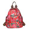 Schoolbag1011 New Northeast Big Flower Backpack Printed Large Capacity Fashion Guochao Cloth Leisure Travel Backpack Bag Ladies