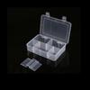 8 Grid Snackle Box Container Capacity Plastic Storage Box With Adjustable Compartments Lid For Snacks Food Grade Transparent