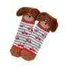 Ladies' Coral Velvet Socks, Middle Tube, Warm Floor Socks, Thickened And Velvet, Dog Sleep Socks
