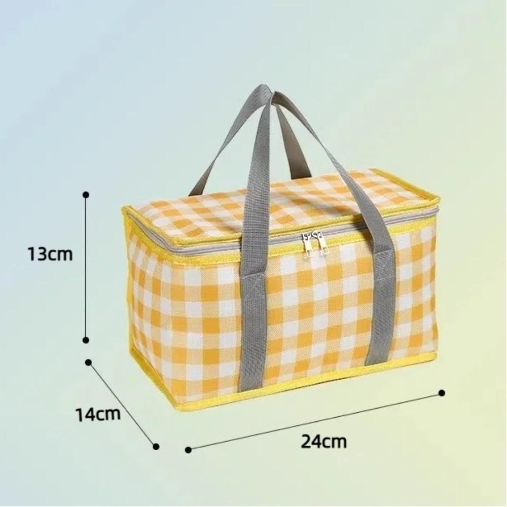 Portable Large Capacity Camping Picnic Bag Thickened Waterproof Picnic Basket Oxford Cloth Food Thermal Pack Camping