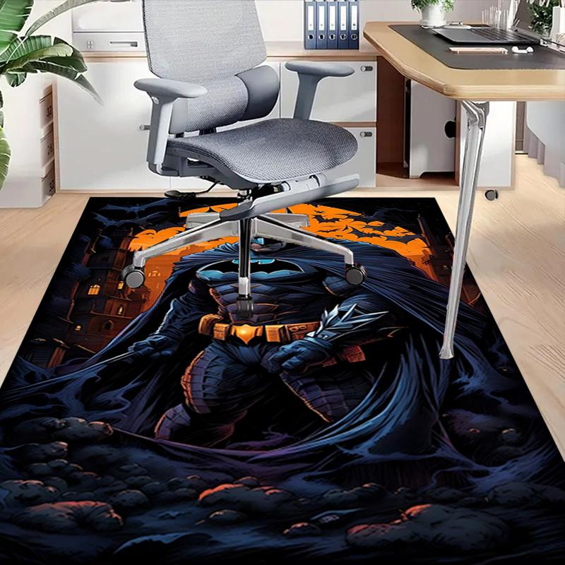 1pc Batman, Gotham Carpet, for Home & Office Decor, Desk Chair Carpet, Festive Gift,Conference Room CarpetL1181