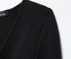 Asymmetrical Button Knit Cardigan: Trendy European and American Women's Fashion.