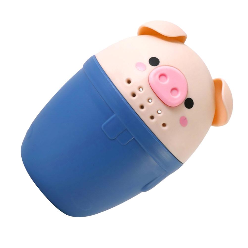 1PC Bathing Water Ladle Cartoon Pig Washing Head Cup Multi-purpose Bathing Water Scoop Lovely Watering Flower Tool for