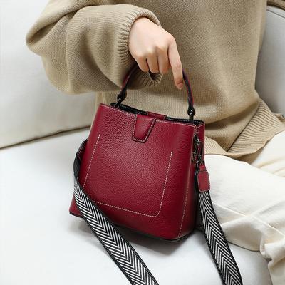 Bolsas Bolsas da Moda em Couro Bolsas Balde Simples de Ombro Messenger Bolsas Portáteis Femininas Bagagem
