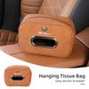Car Stickers For Alfa Romeo Car Tissue Box Leather Seat Back Hanging Napkins Paper Towel Bag For Alfa Romeo 159 Giulietta Giulia