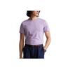Polo Ralph Lauren Solid Logo Embroidered Slim Fit Crew Neck Short Sleeve T-Shirt Men Tops Purple MNPOTSH1N821201-500