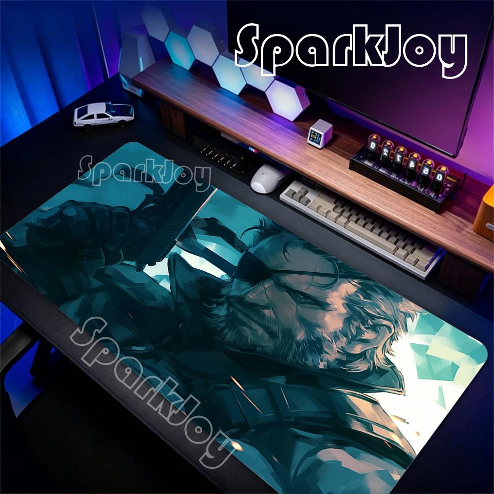 E-sports Game Non-slip Mousepad Metal Gear Solid Mouse Pad Large Laptop Gaming PC Lock Edge Thickened Computer Keyboard Desk Mat