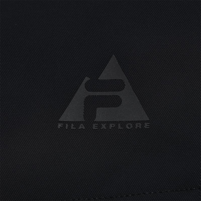 New FILA Explorer Jackets Men's Pitch Black A11M537719FBK