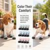 4Pcs Breathable Anti-Slip Dog Boots Non-Slip Foot Covers Puppy Net Boots  Walking Running