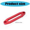 10inch Aluminum Hawse Fairlead with Easy Installation for Muddy and Sandy Conditions Synthetic Winch Rope 8000-15000LBs
