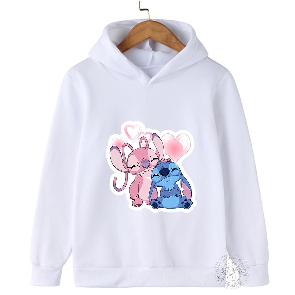 

Толстовки MINISO Stitch Уличная мода Свитер для мальчиков и девочек Детский спортивный пуловер Толстовка для занятий спортом на открытом воздухе детская одежда 160