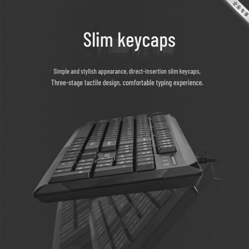 Lenovo MK618 Wired Keyboard and Mouse Set