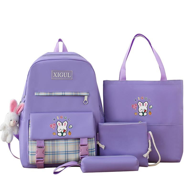 School bag, student school bag, female primary school student, junior high school student, large capacity backpack, small fresh outdoor