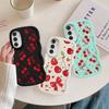 Case for Samsung Galaxy A14 A52 A13 A11 A15 A12 A21s A16 Soft Phone Cover A05 A23 A53 A03 A33 A22 A06 A04 Red Lovely Cherry