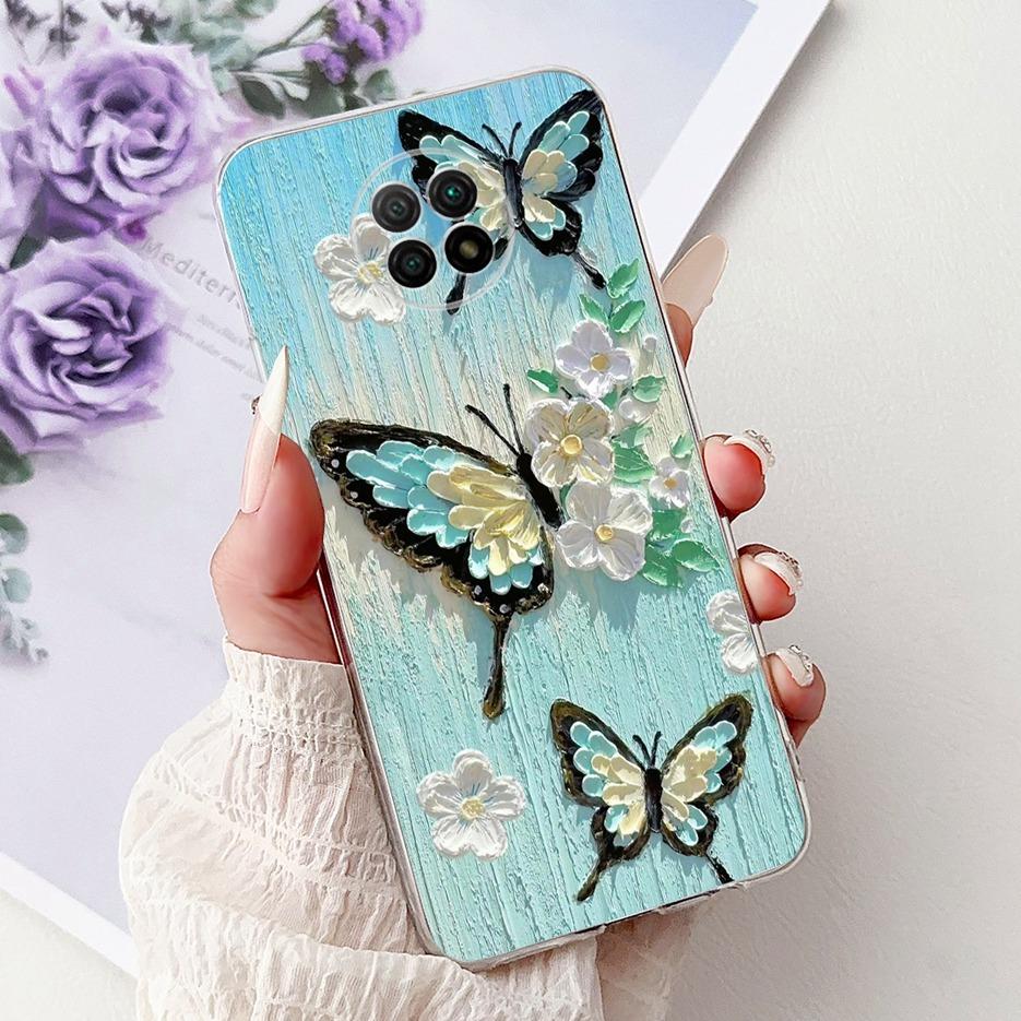 For Xiaomi Redmi Note 9 5G Case Note 9T Cute Painted Cover Soft Silicone Phone Case For Redmi Note 9T Note9 5G Back Cover Fundas