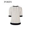 Ports Women's Summer Knit Short Sleeve Top