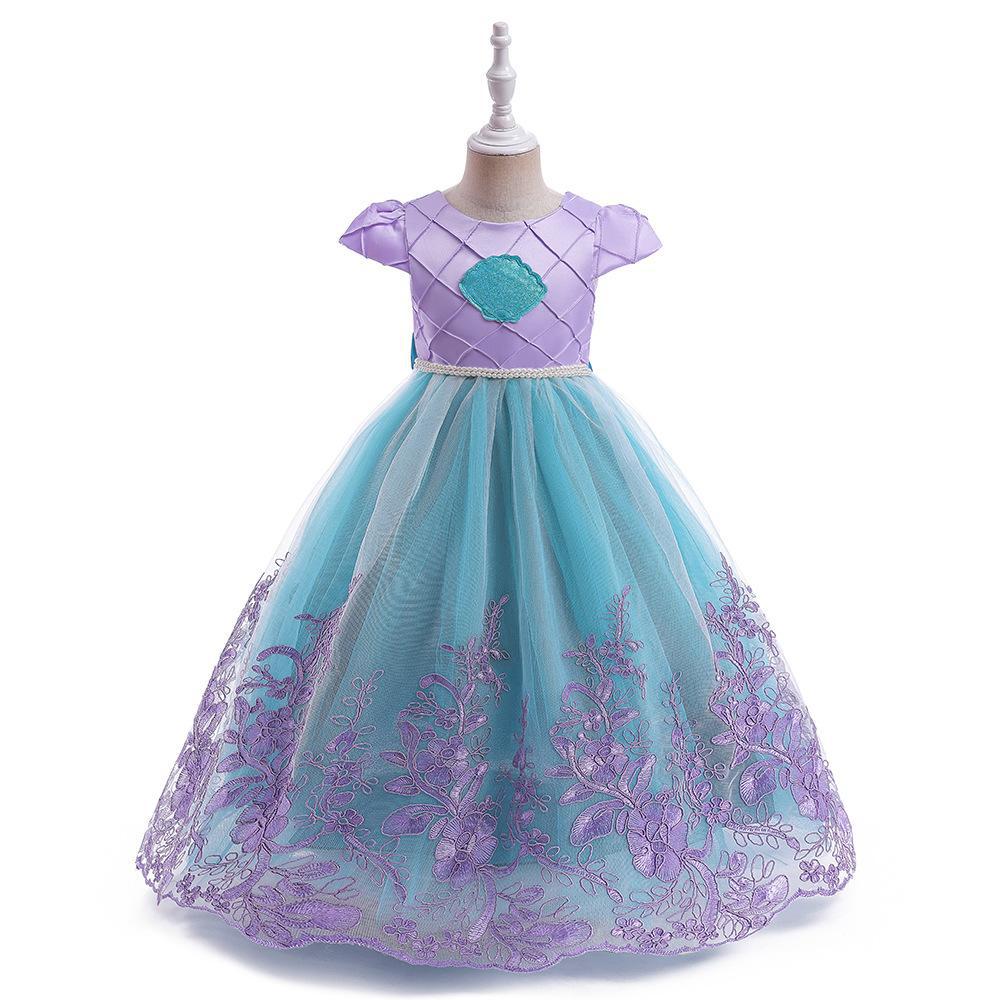 Baby Girls Birthday Dress For Baptism Clothes Toddler Kid One Shoulder Elegant Dress Party Tutu Gown