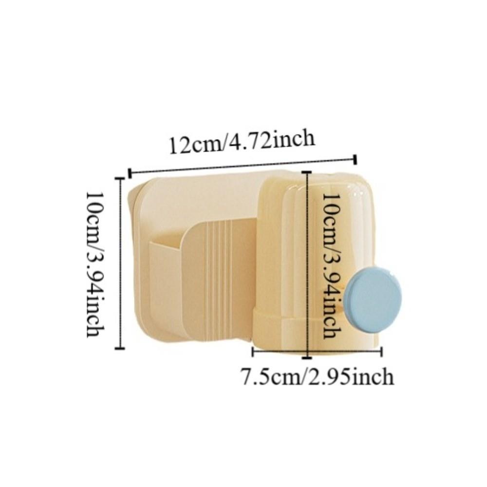 Plastic Toothbrush Storage Rack Dopamine No Drilling Rack Mouthwash Cup Holder  Bathroom Storage