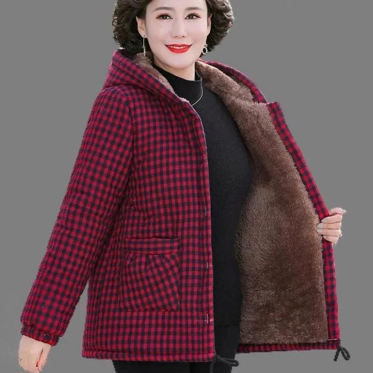 Women Winter Warm Thickening Short Jacket Large Size Coat