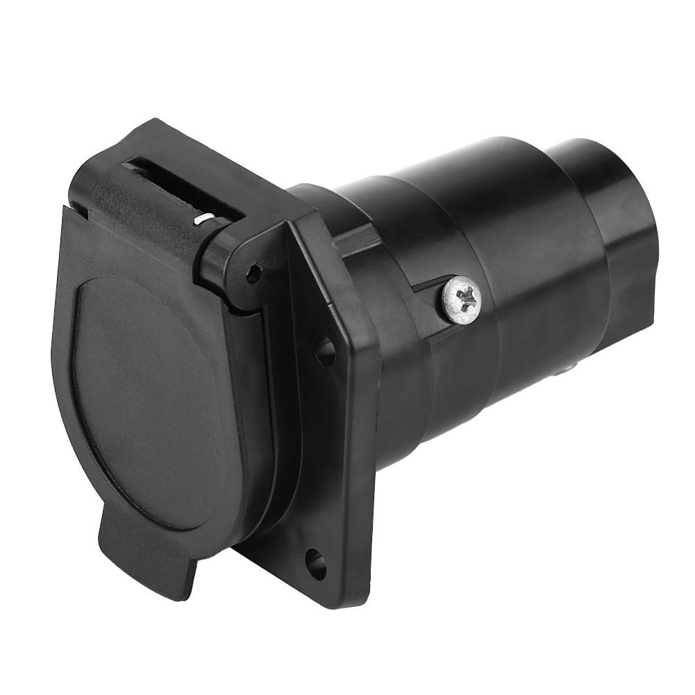 

7-контактный круглый разъем для прицепа, 7-контактный разъем для подключения адаптера для буксировки фаркопа каравана