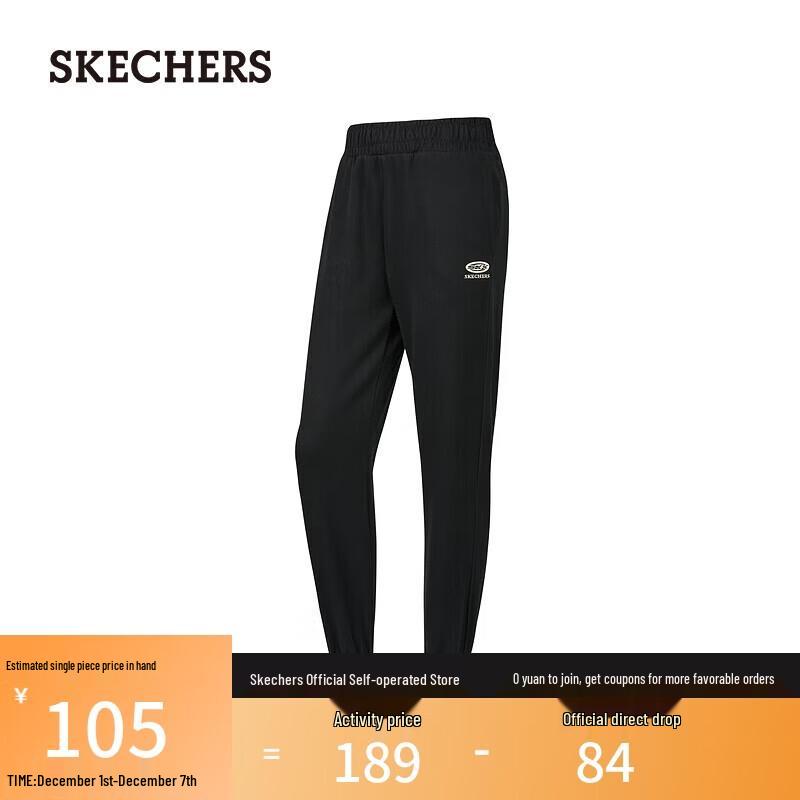 Skechers Women's Fashion Casual Woven Long Pants P423W043