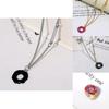 Stylish Korean Creative Sweet Donut Necklace And Ring Set With Unique Design And High Quality Craftsmanship For Fashion Enthusiasts