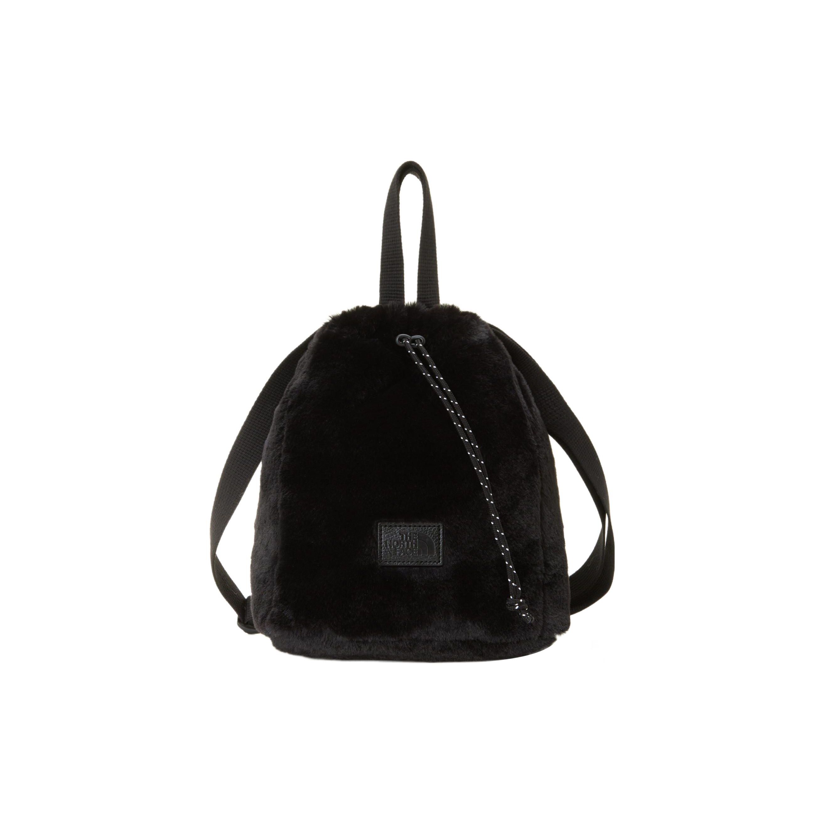 The North Face Logo Solid Color Tote Bag Outdoor Bag Unisex Tote Bags Black NN2PP51L Mini