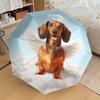 1pc Angel Dog in Heaven Umbrella with Plastic Handle,Suitable for All Seasons Home Travel Outdoor UmbrellaDD1754