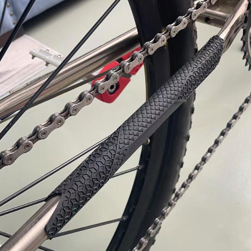 Bicycle Chain Frame Stay Protector Chain Stay Pad For Bike Scratch-Resistant Cover Removable Glue Anti-Skid Push Guard