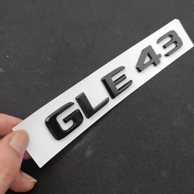 3D Letters GLE43 GLE53 GLE63 GLE63S Biturbo 4matic+ Emblem for Mercedes Benz AMG Car Side Trunk Rear W166 W167 Logo Sticke