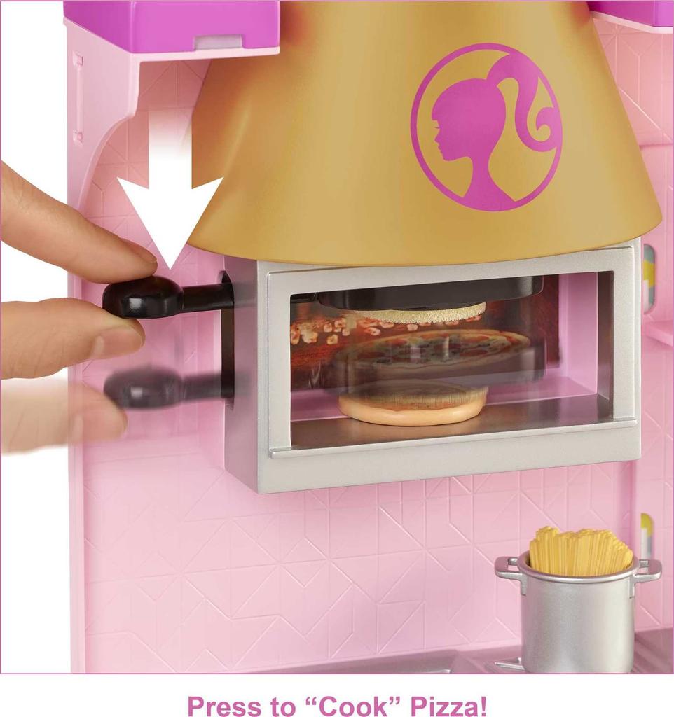 Barbie Grill Restaurant [Dress-up Doll House] [Includes House and Accessories] [Ages 3 and Up] GXY72