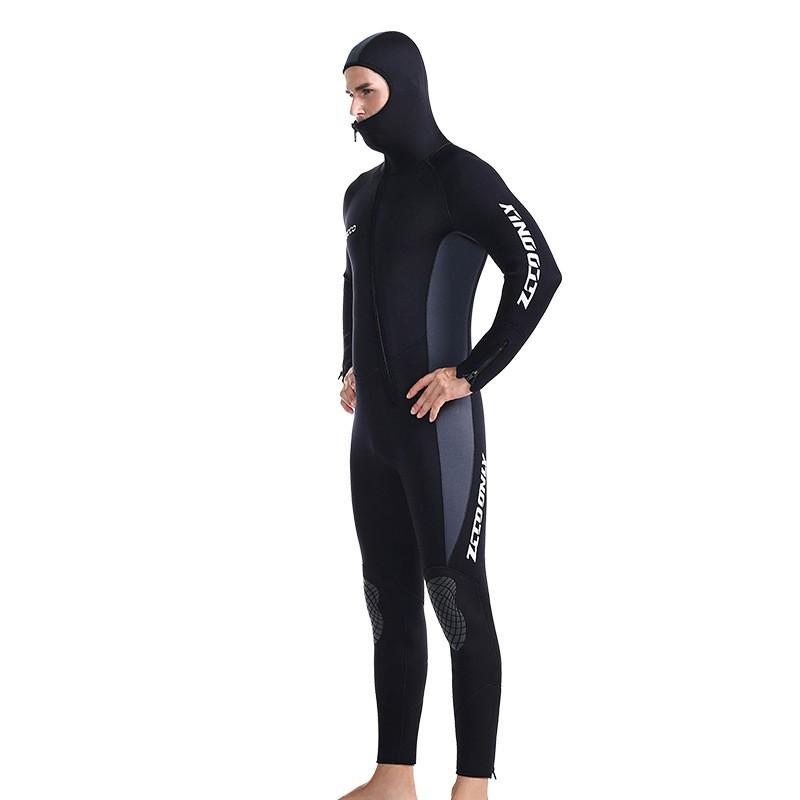 5mm Neoprene Wetsuit Snorkeling Surfing Swimming - Full Body Long Sleeve UV Protection Thermal Suit Men Women